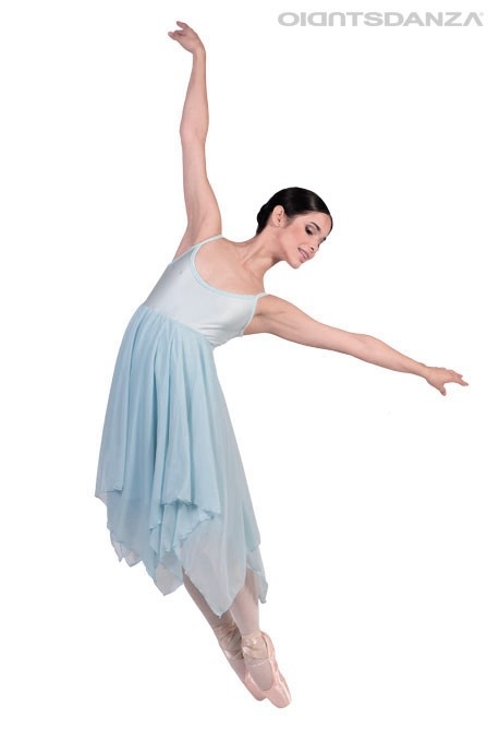 abito da danza irregolare in chiffon stile moderno vestito da palcoscenico Vestito da danza lirica da donna FYMNSI contemporaneo gonna da balletto 